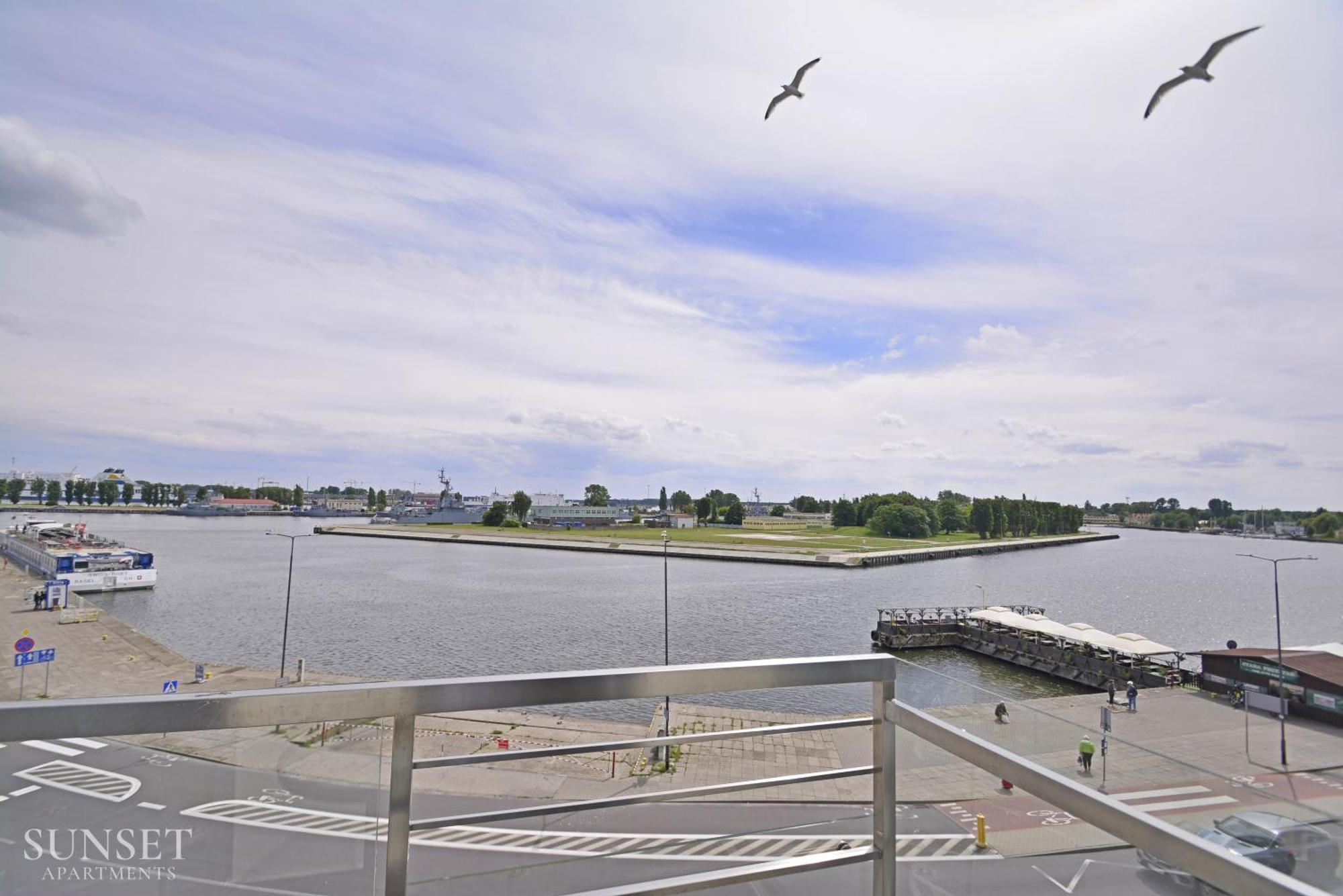 Sunset Apartments - Villa Concha - Parking - Widok Na Port! Swinoujscie Exterior photo